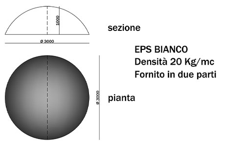 Sfere in polistirolo di grandi dimensioni 2 Sfere in polistirolo di grandi dimensioni 1